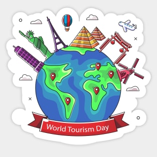World Tourism Day Sticker
